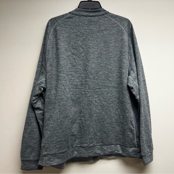 The North Face - Full Zip Fleece Sweatshirt - Heather Gray - Size XXL - New - Picture 3 of 3